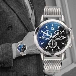Luxury stainless steal quartz watch